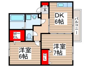 リジエール　B棟の物件間取画像